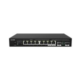 SWITCH Tenda fara management 8 porturi Ethernet 2,5 Gbps ?i 2 sloturi SFP 2,5 Gbps, carcasa metalica, rackabil &quot;TEM2010F&quot; (timbru verde 2 lei)