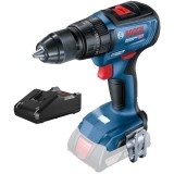 Bosch GSB 18V-50 + GAL 18V-40 - Masina de gaurit si insurubat cu percutie fara acumulatori Li-Ion 18 V - Ah 50 Nm + Incarcator acumulatori