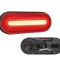Lampa pozitie gabarit 12/24V; lungime cablu 0,5m; cu element reflectorizant; cu cablu; oval; fixare cu holsurub; LED; rosu; Latime: 126 mm; Inaltime: