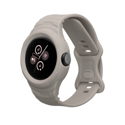 Curea Kwmobile pentru Google Pixel Watch 2/Pixel Watch, Gri, Silicon, KWM000025GT002C foto