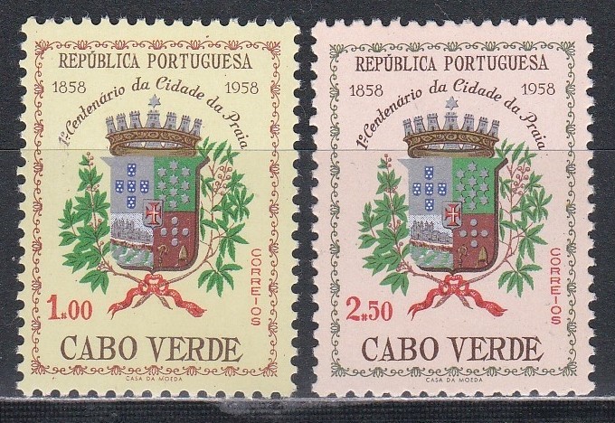 Capul Verde1958 - Centenarul orașului Praia, MNH