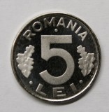 Moneda 5 Lei 2003 Proof - Set Monetarie 2003 - Monede Romanesti