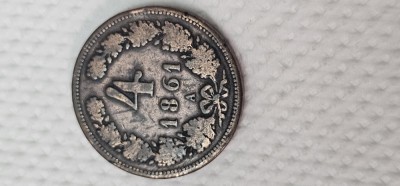 4 kreuzer 1861 A foto