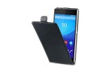 Cumpara ieftin Husa Vertical Book Sony Xperia Z3+ Black BeHello
