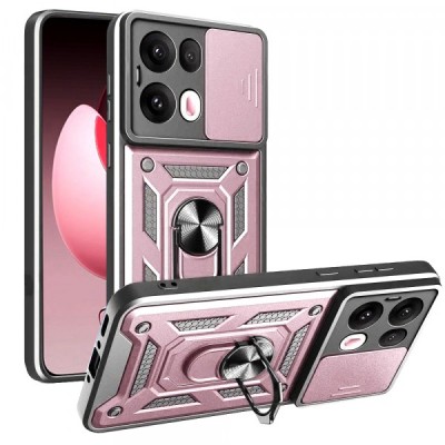 Husa pentru Oppo Reno13 Pro, Techsuit, CamShield, Roz foto