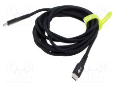 Cablu USB 2.0 USB C Goobay 3m negru 0,48Gbps