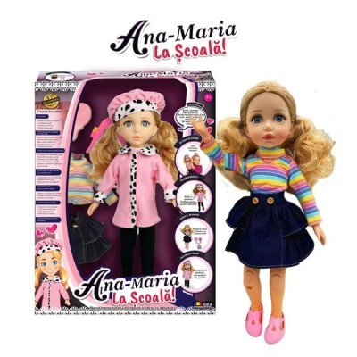 Papusa Ana Maria cu 2 Rochii la Scoala Idea foto