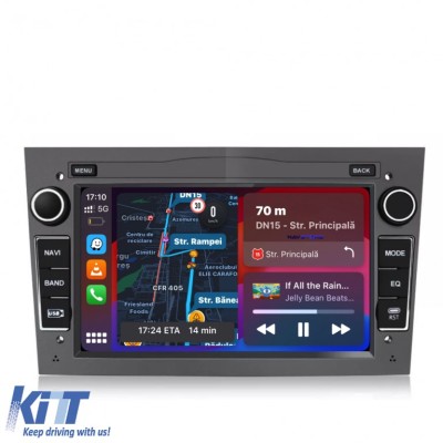 Navigatie Android Dedicata Opel, 7Inch, 4Gb Ram, 64Gb stocare, Carplay, Gri Performance AutoTuning foto