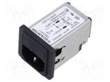 Conector alimentare AC SOCLU TATĂ 1A 250VAC IEC 60320 5200 SCHURTER