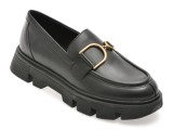 Mocasini GEOX negri, D46UAH, din piele naturala