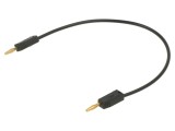 Cablu de măsurare 60VDC 30VAC 10A 150mm negru