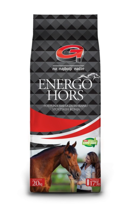 Energohorse 17, Hrana completa pentru cai, amestec granulat, proteina 17%, 20 KG