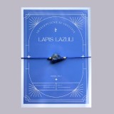 Bratara reglabila lapis lazuli cristal brut - intuitie si dezvoltare