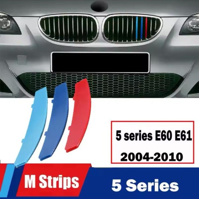 Set ornamente plastic grila fata compatibil BMW seria 5E60 E61 2004-2010