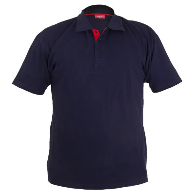 Tricou Bumbac Polo / Albastru - S foto