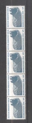 Germany Berlin 1990 Definitives x 5, pairs, Mi.863, MNH S.234 foto