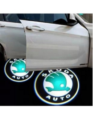 Proiectoare Portiere cu Logo Skoda foto