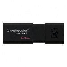 Stick USB 3.1 64 GB Kingston DataTraveler DT100G3/64GB - Black foto