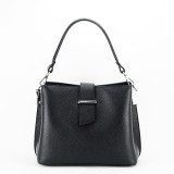 Cumpara ieftin Geanta neagra medie din piele naturala 8962 123