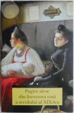 Pagini alese din literatura rusa a secolului al XIX-lea