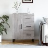 VidaXL Servantă, gri sonoma, 69,5x34x90 cm, lemn compozit 827946