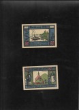 Set Notgeld 2 x 50 pf Harburg Elbe, Europa