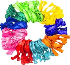 Set 50 baloane latex, Multicolor, 30cm, Ropet foto
