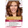 L&#039;Oreal Paris Excellence 6.41 Hazelnut Vopsea de păr - Blond Cenusiu, Acoperire 100% fire albe, Nutritiv