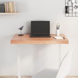 Cumpara ieftin Blat de masă maro 80x50x(2-6) cm, lemn masiv stejar tratat