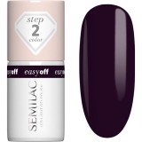 Semilac Easy Off Step 2 unghii cu gel folosind UV / lampă cu LED culoare Berry On Top 7 ml