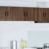 vidaXL Dulap de bucătărie cu raft 2 pcs Stejar &icirc;nchis 30 x 31 x 40 cm 885220