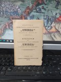 Statutele Societăței Străinilor cu premiu de &icirc;nmorm&acirc;ntare Unirea; Statuten des Fremden-Vereins, mit praemie im Ablebensfalle Unirea T&acirc;rgu Jiu 1905 013
