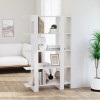 Bibliotecă/Separator cameră, alb, 100x30x160 cm