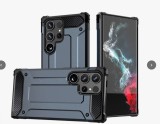 Husa Hybrid Armor Case Samsung Galaxy S25 Edge albastra