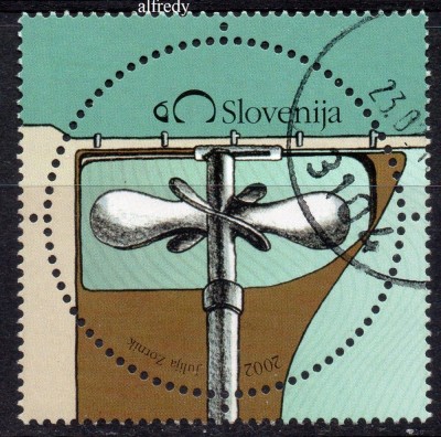 SLOVENIA 2002 Inventii, stampilat, uzat foto