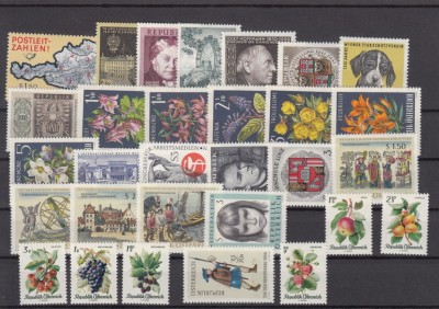 C5662 - Austria 1968 - anul complet,timbre nestampilate MNH foto