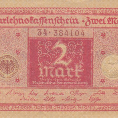 Bancnota Germania 2 Marci 1920 - P59 UNC
