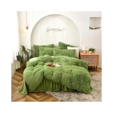 Cumpara ieftin Lenjerie Fluffy Super Pufoasa 6 Piese, Verde - ION61