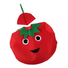 Costum fetru fructe/legume ROSIE copii serbare, carnaval, petrecere foto