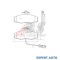 Placute frana Ford SIERRA Break (BNC) 1982-1986