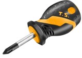 Surubelnita scurta Tolsen GRIPro PH1 5.5x38 mm Cr-V, varf magnetic, maner ergonomic