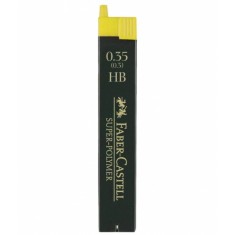 Mina Creion Mecanic Faber &amp;ndash; Castell Super &amp;ndash; Polymer, Mina 0.35 mm, HB, Mina pentru Creion, Mina de Tip HB, Mine pentru Creioane, Mine Faber-Castell, M foto