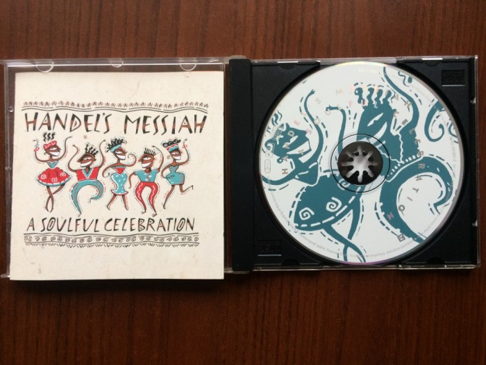 handel&#039;s messiah a soulful celebration 1992 cd disc muzica gospel rnb hip hop soul funk VG+