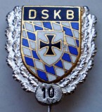 I.099 STICKPIN GERMANIA DSKB 10 Deutscher Soldaten &amp; Kameradschafts Bund Bayern, Europa