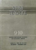 STUDII TEOLOGICE. REVISTA INSTITUTELOR TEOLOGICE DIN PATRIARHIA ROMANA. SERIA II, ANUL XII, NR.9-10-COLECTIV