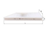 MAHLE LA 57 Filtru, aer habitaclu