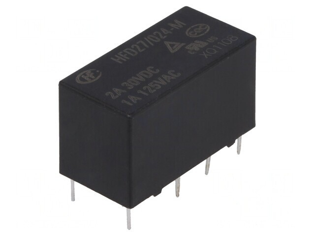 Releu Electromagnetic DPDT 24VDC pentru PCB