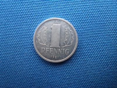 1 PFENNIG 1981 / RDG foto