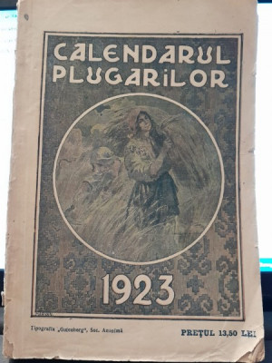 Calendarul Plugarilor 1923 foto