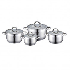 Set oale inox Peterhof PH-15805, 8 piese, capace incluse foto